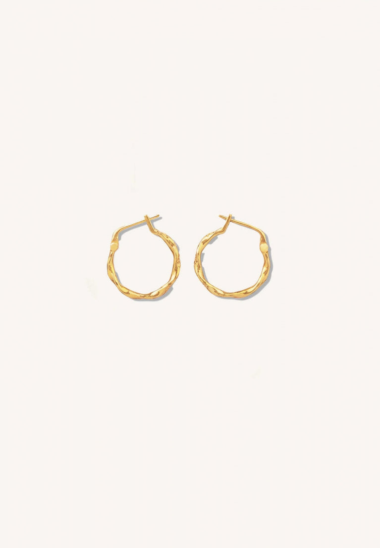 PD mila round earring large | gold