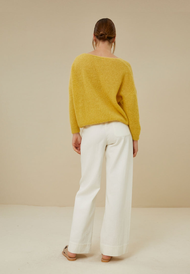 liv pullover | misted yellow