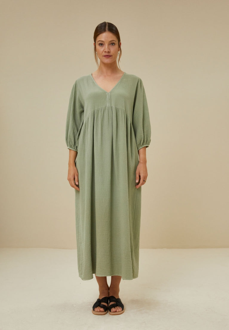 katy doppia dress | olive