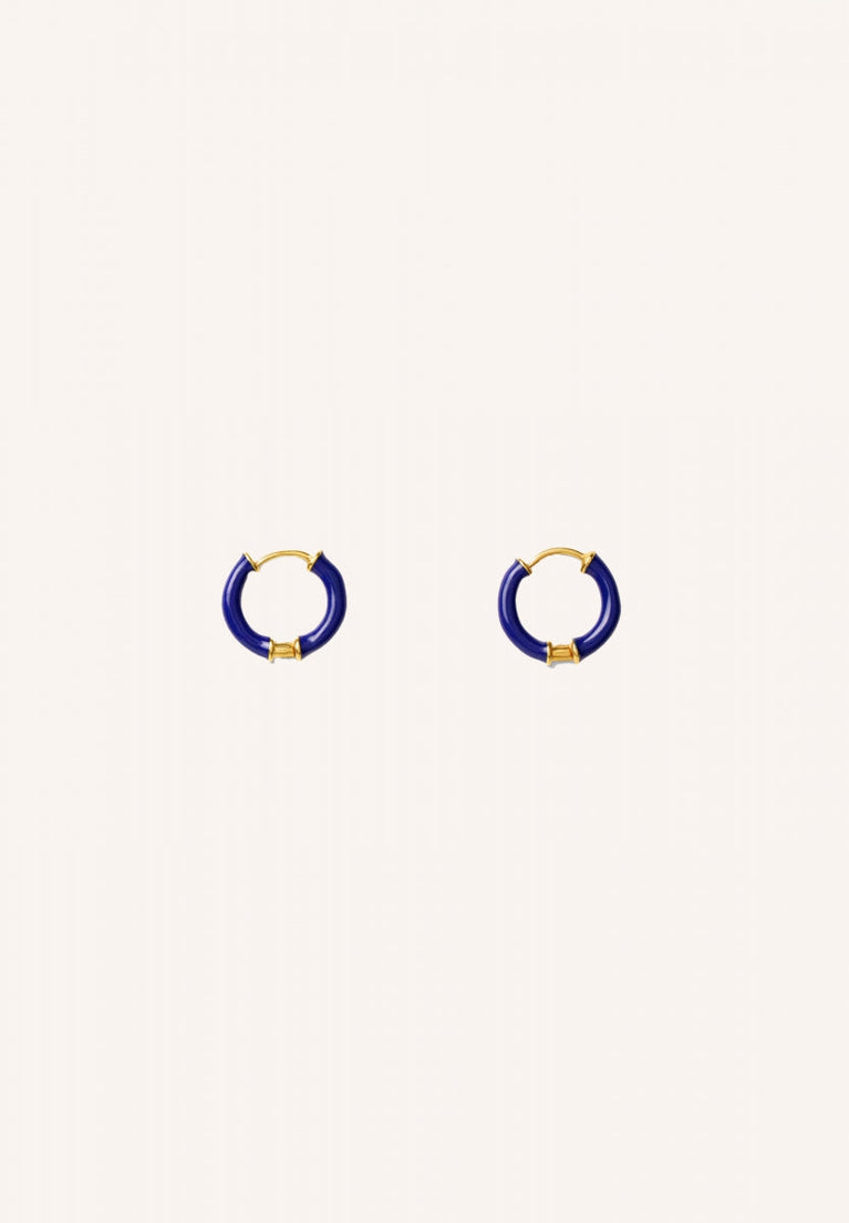 loops earring | blue