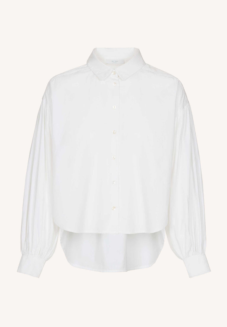 sarah short blouse | white
