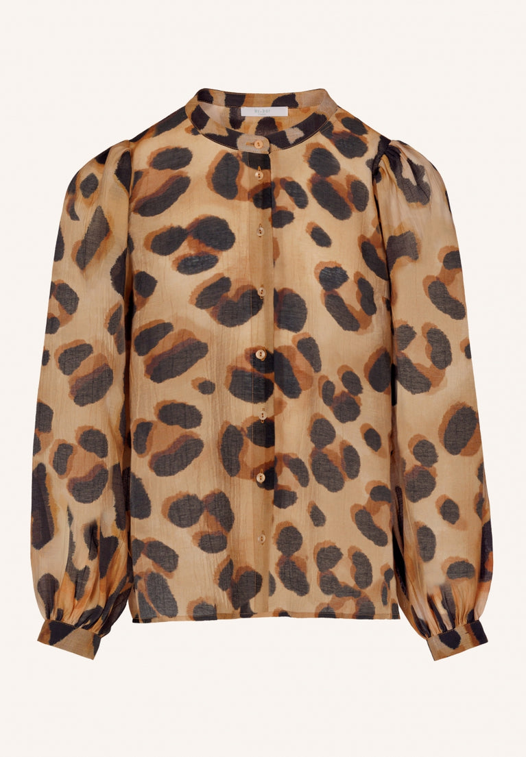 rikki ls cheeta blouse | cheetah print