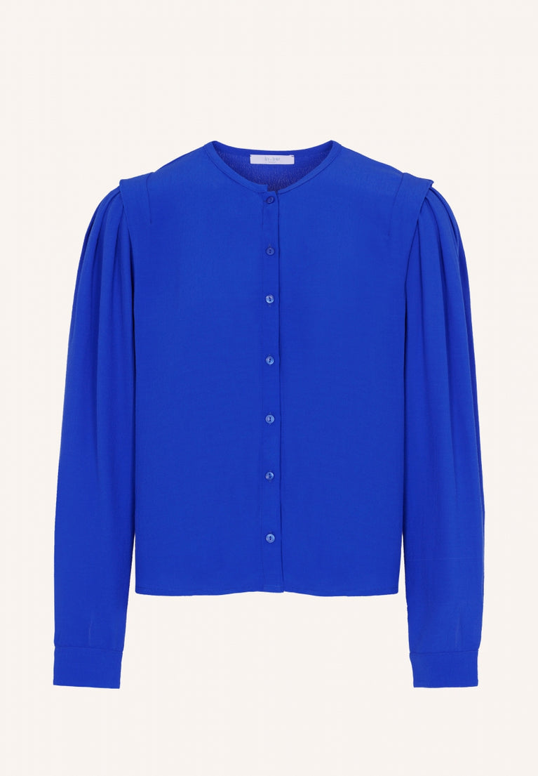 erin viscose blouse | galaxy blue