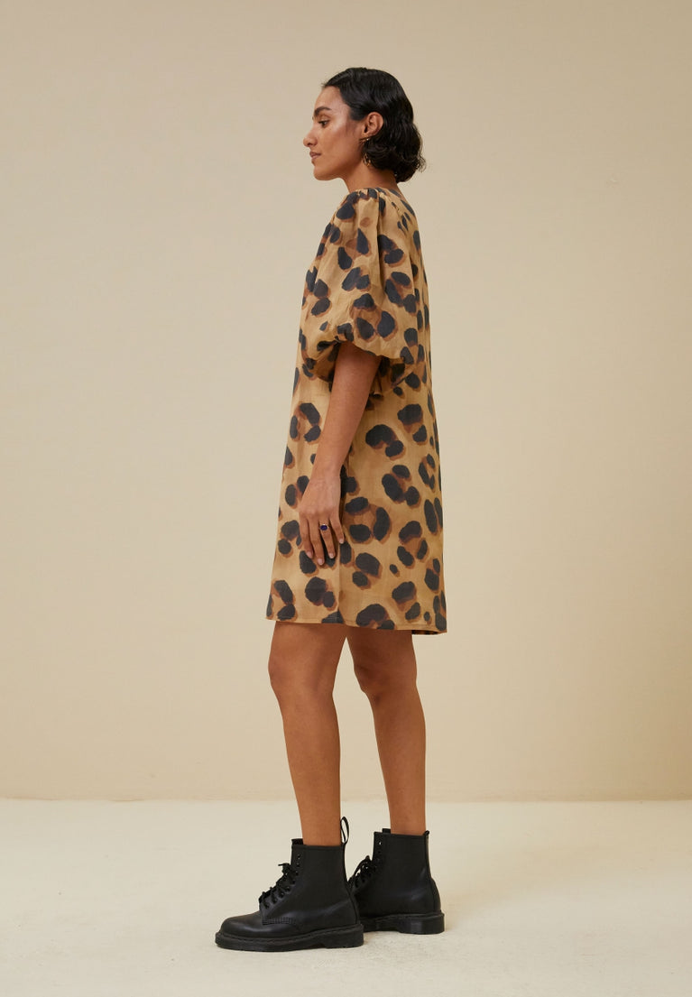 arya cheeta dress | cheetah print