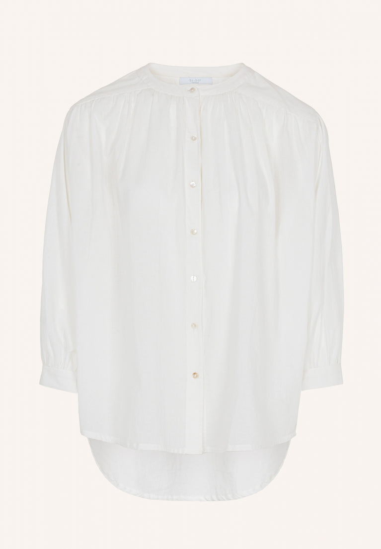 lucy chambric blouse | off white