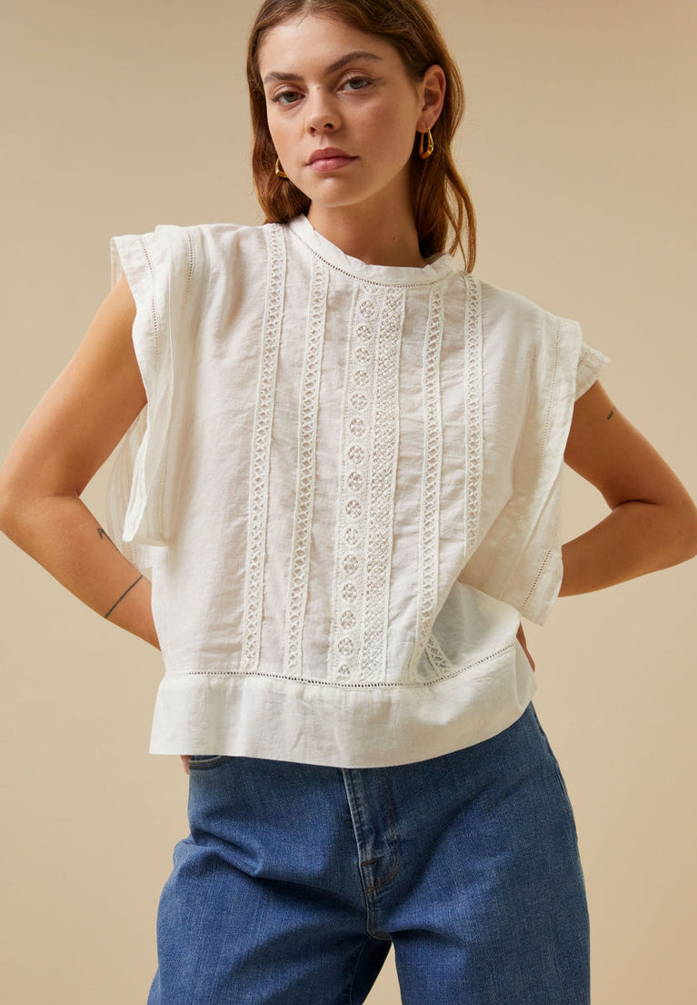 xena blouse | off white