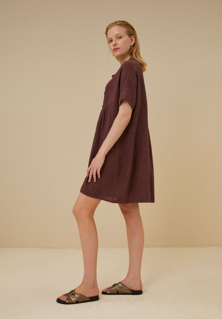 tais linen dress | huckleberry