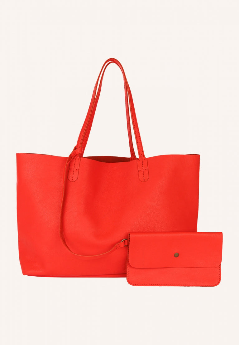 sofia bag | poppy-red
