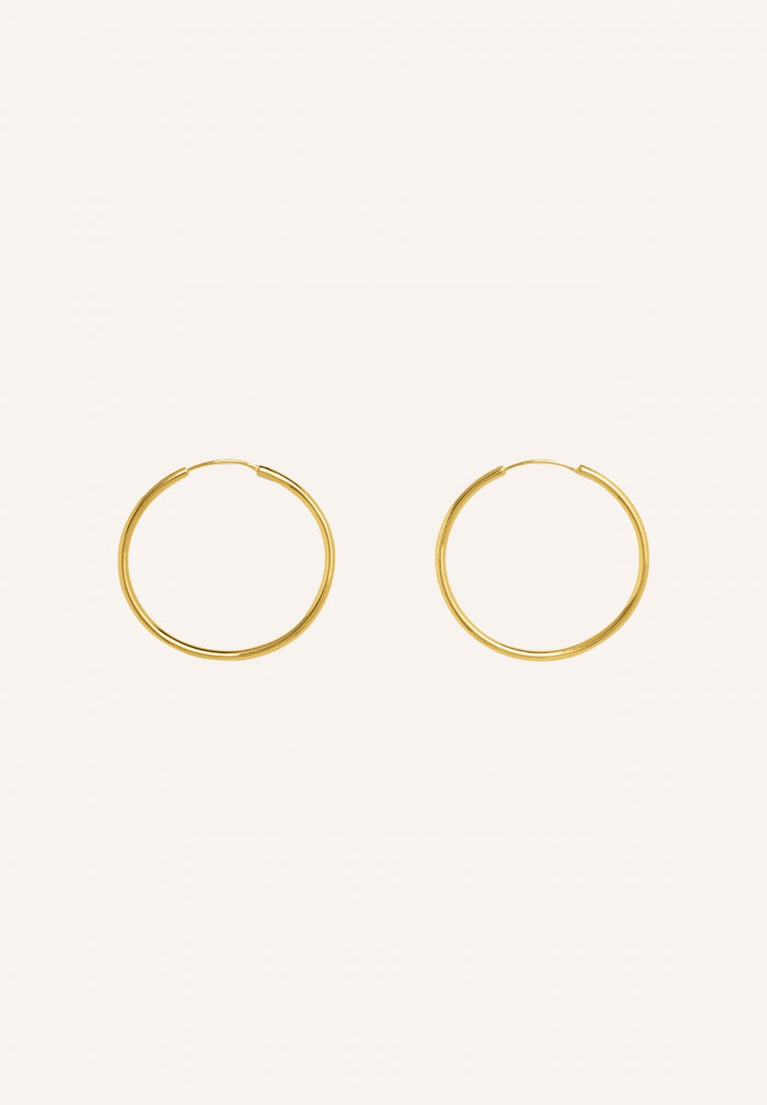 pd round earring M | gold